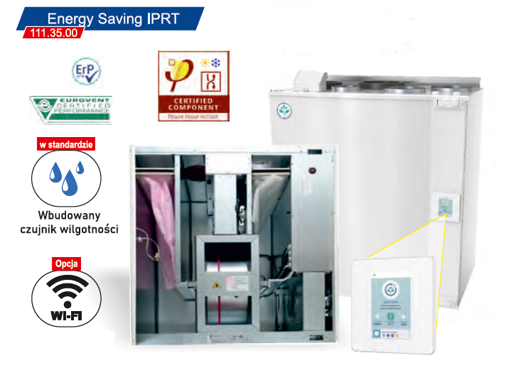 Rekuperatory Energy Saving IPRT 350/550/950